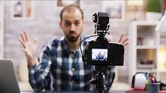 Man Talking To Camera Stock Video