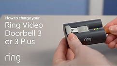 How to Charge Ring Video Doorbell 3 or 3 Plus