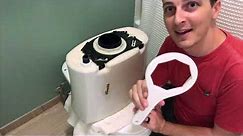 Repair a leaky Kohler toilet with an Aquapiston canister flush valve