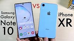 Samsung Galaxy Note 10 Vs iPhone XR! (Comparison) (Review)