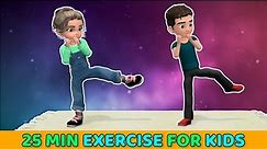 25/30 MINUTE EXERCISE FOR KIDS – FULL BODY WORKOUT