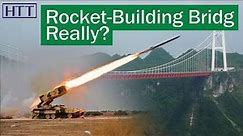 What? China uses rocket to build bridge, How?