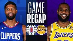 Game Recap: Lakers 106, Clippers 103