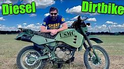 Testing the “Un-stoppable” Military DIESEL Motorcycle