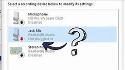 How To Fix Headset (Jack) Mic Showing "Not Plugged In" || iiFry