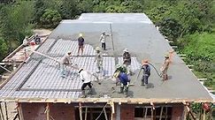 How To Use Steel On Flat Roofs - Projects Construction Of Reinforced Concrete Roof Complete