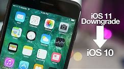 How-To: Downgrade iOS 11 beta to iOS 10