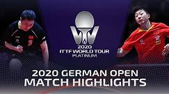 Ma Long vs Xu Xin | 2020 ITTF German Open Highlights (Final)