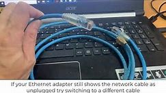 How to fix Ethernet Not Working in Windows 10