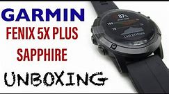 Garmin Fenix 5X Plus Sapphire Unboxing HD (010-01989-01)