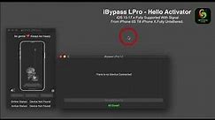 iBypass LPro for Hello Mode With Network Support Latest iOS iPhone iPad