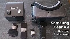 Samsung Gear VR 2017 with Controller - Unboxing and Setup + Bonus: Samsung Galaxy S7 Unboxing