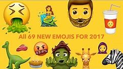 All 69 New Emojis for 2017