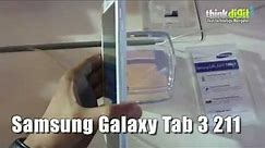 Samsung Galaxy Tab 3 211 - Hands-On Video