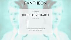 John Logie Baird Biography - Scottish inventor, known for first demonstrating television