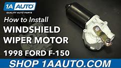 How to Replace Windshield Wiper Motor 97-03 Ford F-150