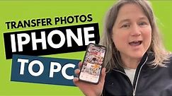 Copy Photos from iPhone to PC - Get Your Photos Off Your Phone