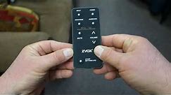 ZVOX Remote Control Guide