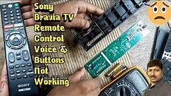 Sony TV voice remote repair | Sony Bravia Android TV Remote Repair | how to Repair sony tv Remote