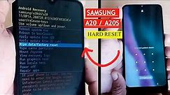 Samsung A20 / A20s Hard Reset | Remove Pattern Password Lock Without PC