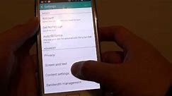 Samsung Galaxy S5: How to Reset Internet Browser Settings to Default