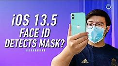 iOS 13.5 Update: Does unlocking your iPhone work with a face mask?