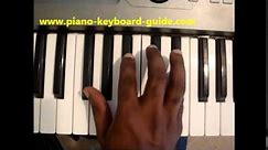 How To Play E Flat Minor Chord (Eb min, Ebm) On Piano & Keyboard