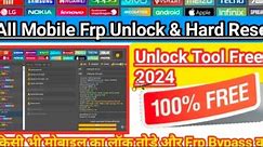 All mobile Hard Reset & Frp Unlock Tool 2024|How To Use Unlock |TFTUnlock Tools Download And Install