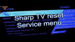 3 ways to reset TVs, Sharp TV fix review