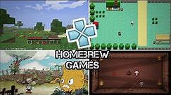 18 Homebrew games for PPSSPP
