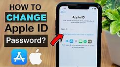 How to Change Apple ID Password on iPhone and Reset Apple ID Password If Forgotten?