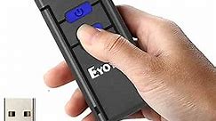 Eyoyo Mini 1D Wireless Barcode Scanner Bluetooth,3-in-1 Bluetooth&2.4G Wireless&Wired Connection, Portable Inventory Bar Code Reader Compatible with iPhone, Android, Windows, Mac Tablets or Computers