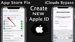 Create Apple Id iCloud Bypass App Store Login Download App
