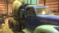 Vintage 1942 Chevy 1935 REX MOTO MIXER Rare concrete Truck Restoration