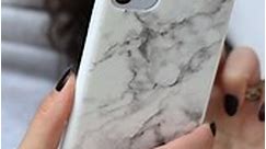 Felony Case - White Polished Marble iPhone Case