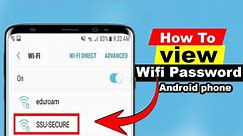How to View WIFI PASSWORDS on Android Mobile Phone