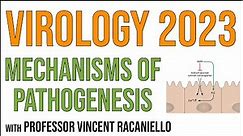 Virology Lectures 2023 #15: Mechanisms of pathogenesis