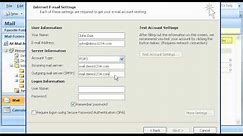 How to setup a POP/IMAP e-mail account in Microsoft Outlook 2007/2010
