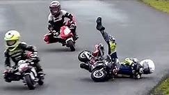 Riders from Age 7 racing motorcycles: Cool FAB Minibikes 2017 Rd 8: Pt 1, Minimoto Pro