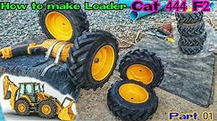 How to make Tires Loader Cat444F2 RC from PVC 1/10 Scale Part01