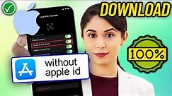 How To Download and install Apps Without Apple ID Password 2024