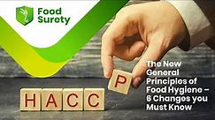 Codex Alimentarius General Principles of food Hygiene 2020 - 6 things to know about