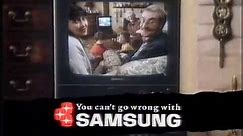 Vintage Samsung TV ad (1980's)