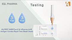 ALLTEST COVID-19 Antigen & Flu A+B Combo Nasal Swab Test by EQL Pharma