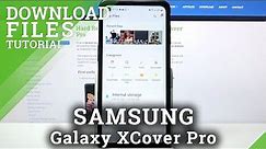 How to Access All Downloads in Samsung Galaxy XCover Pro – Find Downloaded Files