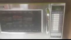 Sharp R-21ATP commercial microwave (quick review)
