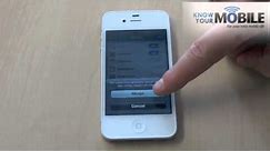 How to set up iCloud on the iPhone 4S