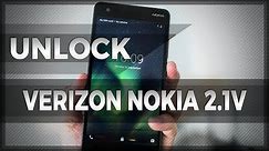 How To Unlock Verizon Nokia 2.1V by Unique Network Unlock Code.