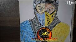 Drawing Scorpion vs Sub-Zero (Mortal Kombat) | Mad Art
