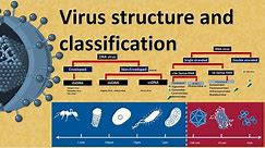 Virus structure and Classification : DNA and RNA virus